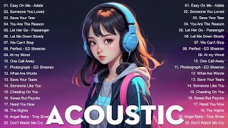 Acoustic Love Songs with Lyrics - The Best Cool Acoustic Songs Playlist 2024