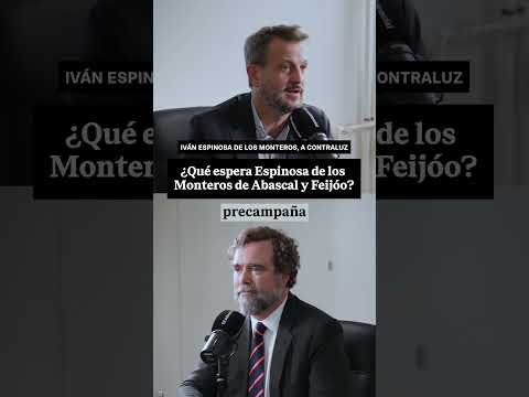 🗣️Espinosa de los Monteros pide ambición a Feijóo y lealtad a Abascal: “Que ayude a España”.