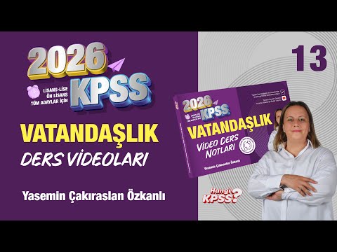2026 KPSS Citizenship State Structure Types 13 - Yasemin Özkanlı