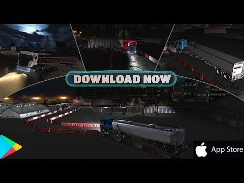 Night Truck Parking Driver 3D Video