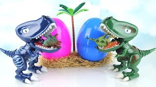 2 T-Rex born of Dinosaur eggs! Hungry Rex Eat Lego dinosaurs. Fun Toys Video For Kids. 알에서 태어난 공룡 토이