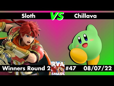 RVA Smash #47: Sloth (Roy) vs Chillava (Kirby) - Winners R2 - Super Smash Bros Ultimate SSBU