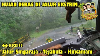 Download lagu HUJAN DERAS  DI JALUR EKSTRIM TEJAKULA KE KINTAMANI | KELUARGA CEKIDOT | KELILING INDONESIA NAIK BUS mp3