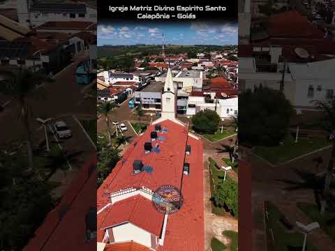 CAIAPÔNIA GOIÁS, PROJETO VISÃO AÉREA - IGREJA MATRIZ DIVINO ESPÍRITO SANTO.