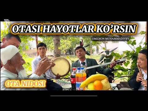 100 YOSHLI OTAXONIMIZ NOMIDAN UMIDJON MUHAMMADIYEV IJROSIDA “OTA NIDOSI” TA’SIRLI QO’SHIQ 👍 😢🔥