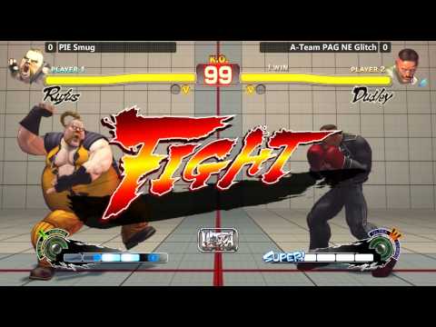 USF4 @ NLBC #127 - PAG NE Glitch (Rufus) vs PIE Smug (Dudley) [720p/60fps]