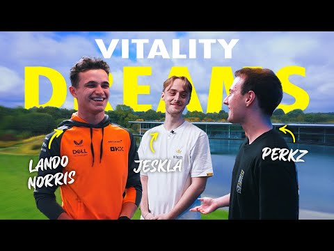 And that's how Perkz and Jeskla met Lando Norris at McLaren headquarters