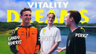 And that's how Perkz and Jeskla met Lando Norris at McLaren headquarters
