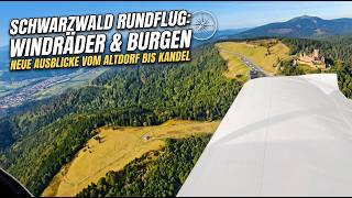Flug-Panorama Freiamt: Neue Windräder am Kreuzmoos, Hünersedel & Hochb