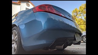 fast and easy diffuser install | G35 coupe