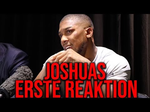 ANTHONY JOSHUA REAGIERT AUF SEINE K.O.-NIEDERLAGE!