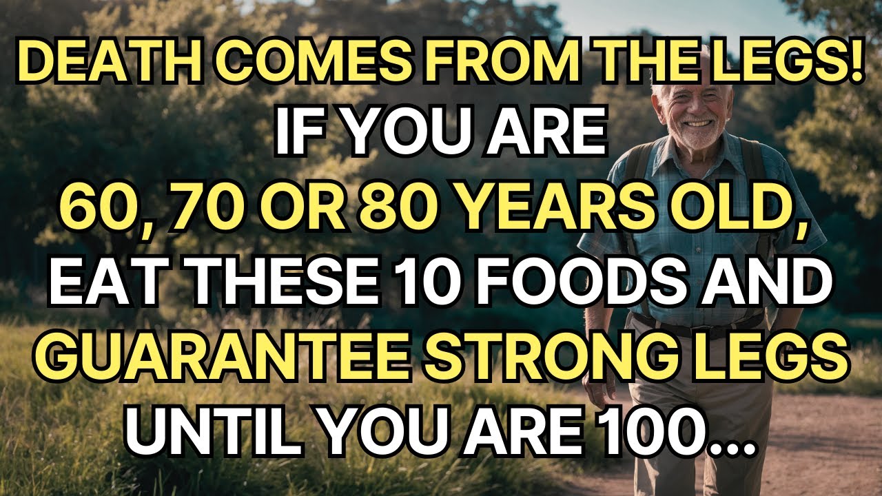 Your Legs Are the First to Weaken! Eat These 10 Foods to Keep Them Strong and Healthy