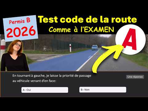 ✅ 2026 Highway Code Test 5 - Complete set of 40 questions (Free practice exam)