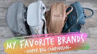 My favorite brands| Diaper Bag Comparison