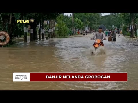 PRESISI UPDATE : POLRES GROBOGAN ATUR LALIN DI AREA BANJIR 14/03/2024 20.00