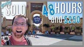 Universal Studios Orlando - Can He Do It? Solo 48hr Trip  - Single Rider Budget Theme Park Day