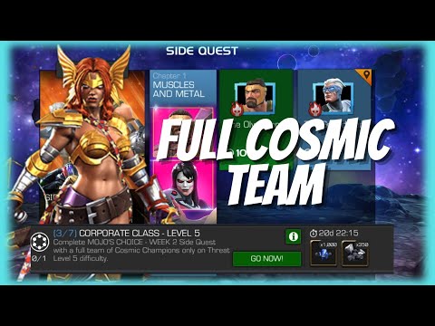 MOJO'S CHOICE SQ WEEK 2 | Threat 5 | Full Cosmic team objective Completion | #mcoc #mojo #kabam
