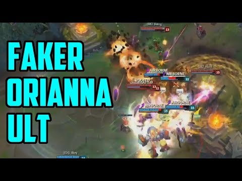 FAKER INSANE ORIANNA SHOCKWAVE! - SKT Faker vs EDG (SKT vs EDG Worlds 2017 Highlight)