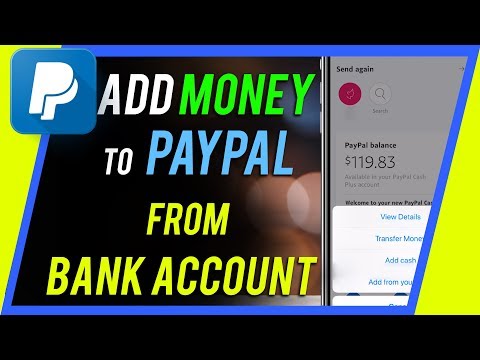 How to Add Money to PayPal from Bank Account