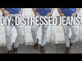 DIY: Distressed Jeans ft. Sammydress.com 