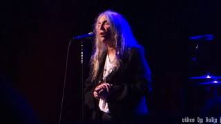 Patti Smith &amp; Her Band-LOVE IS ALL WE HAVE [U2]-Live @ The Fillmore, San Francisco, January 12, 2019