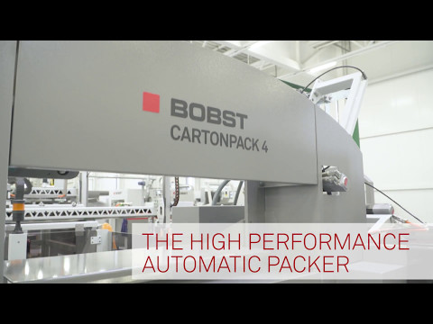 BOBST CARTONPACK 4 - Automatic packer for folder-gluers