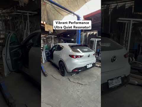 Exhaust System Update. Vibrant Performance Ultra Quiet Resonator + Turboflex Coupling #mazda3