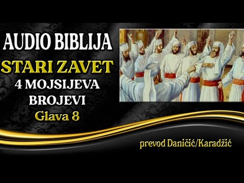 4 Mojsijeva 8 glava - Brojevi - Audio Biblija -  Očišćenje Levita