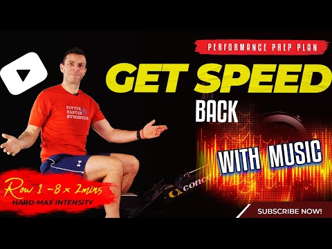 Pre Train for a Rowing Performance Plan - Row 1 - Fast - WITH MUSIC