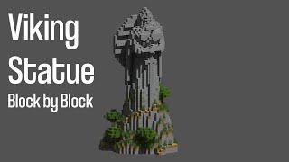 Minecraft Viking Statue Tutorial