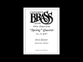 W.A. Mozart, arr. Hudson - Molto Allegro from "Spring" Quartet No. 14, K387