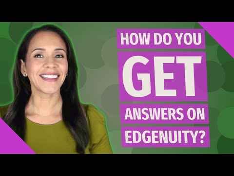 Answer Key For Edgenuity