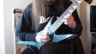 Greg Burgess of Allegaeon playing new solo