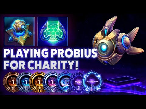 Probius Null Gate - PLAYING PROBIUS FOR CHARITY! - Bronze 2 Grandmaster S2 2022