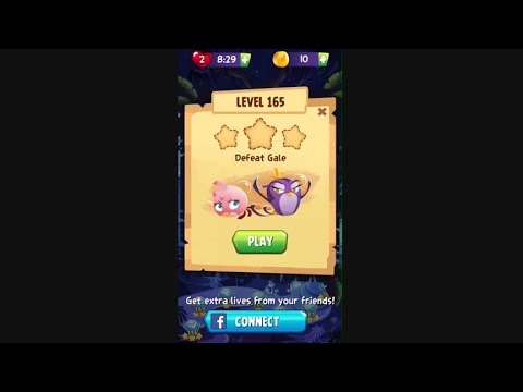 Angry Birds Stella Pop Gameplay!- Level 165 Mushroom Cave Levels!
