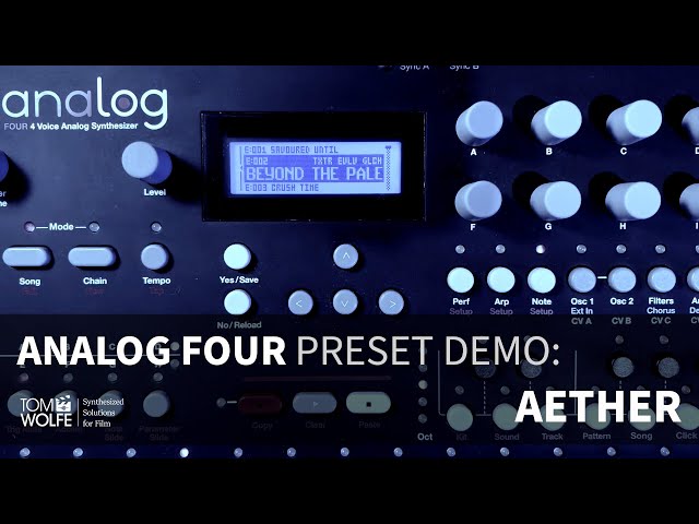 Aether: Industrial Sound Pack for Analog Four/Keys - Gearspace