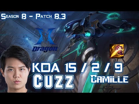 KZ Cuzz CAMILLE vs KHA'ZIX Jungle - Patch 8.3 KR Ranked