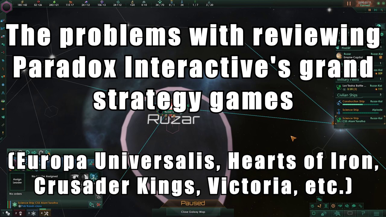 The Problems with Reviewing Paradox Interactive's Grand Strategy Games