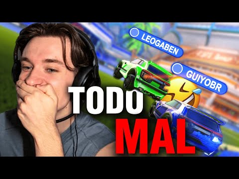 Trolling one of the best freestylers in Spain *disaster* - Rocket League
