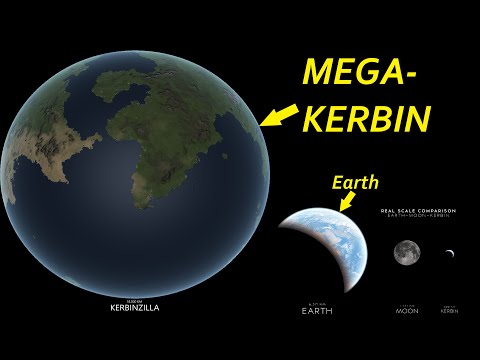 Landing on the Mun in 30X SCALE- Kerbal Space Program