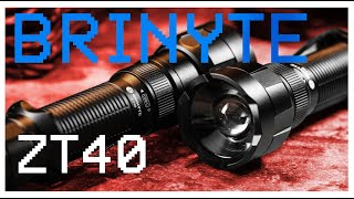 Brinyte ZT40 - białe i czerwone światło [W TERENIE / BEAMSHOTS]