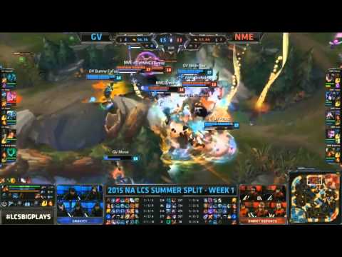 Team Gravity vs Enemy eSports - HIGHLIGHTS - NA LCS Summer 2015 - W1D1 - League of Legends