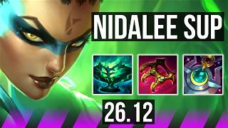 NIDALEE & Xerath vs BARD & Ezreal (SUP) | NA Challenger | 26.12