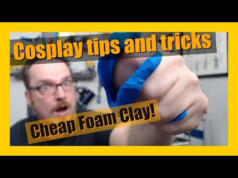 Cosplay tutorial Foam clay you can get cheaply!