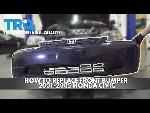 How to Replace Front Bumper 2001-2005 Honda Civic