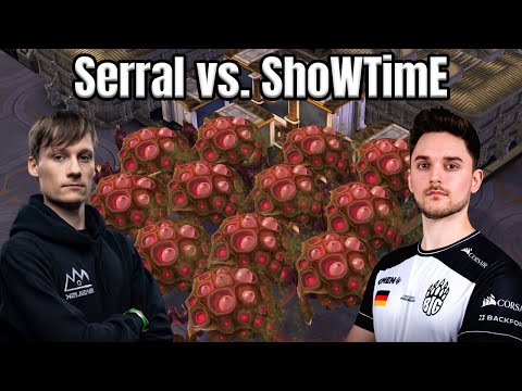 Serral's Impeccable Swarm Host Play vs ShoWTimE in this bo3 ZvP