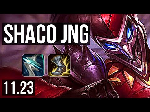 SHACO vs ZAC (JNG) | 6 solo kills, 1.7M mastery, Legendary, 11/3/11 | EUW Diamond | 11.23