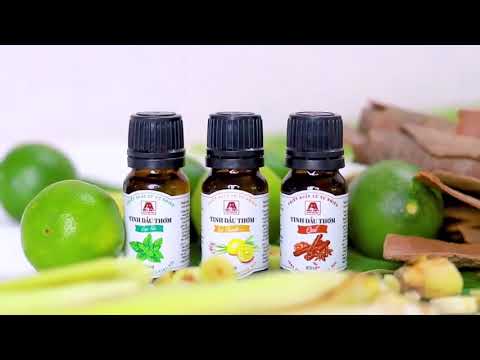 Video tinh dầu thiên nhiên An An 10ml hương Sả chanh, cam ngọt, tràm trà,...