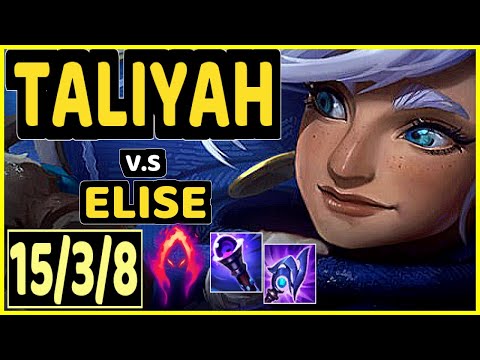 AHAHACIK (TALIYAH) vs ELISE - 15/3/8 KDA JUNGLE GAMEPLAY - EUW Ranked DIAMOND