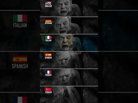 "Precious” in different languages #gollum